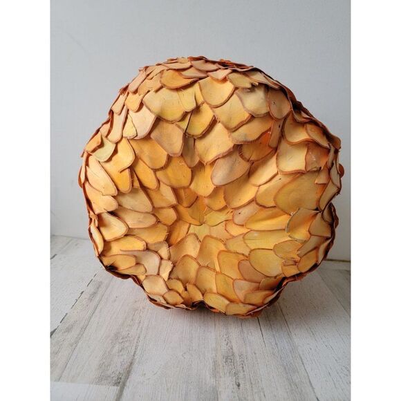 pumpkin large fall thanksgiving centerpiece Wood Halloween decor abstract - Picture 13 of 13